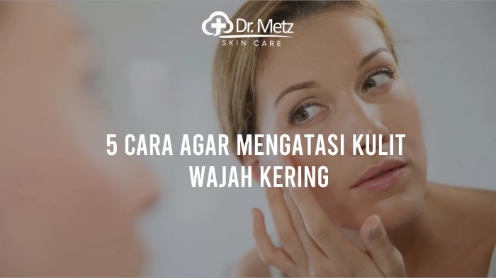 Cara Mengatasi Muka Kering