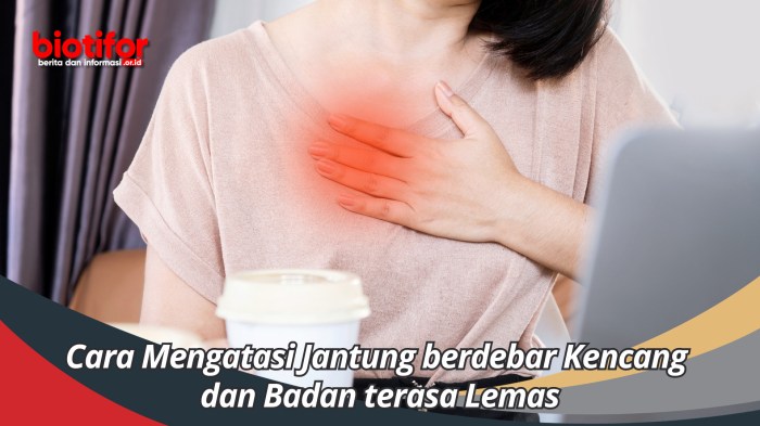 Cara Mengatasi Jantung Berdebar Kencang Dan Badan Lemas