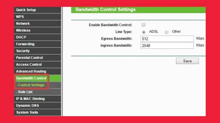 qos bandwidth membagi router lan selesai