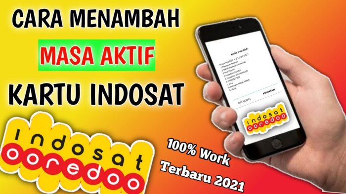 Cara Memperpanjang Masa Aktif Indosat