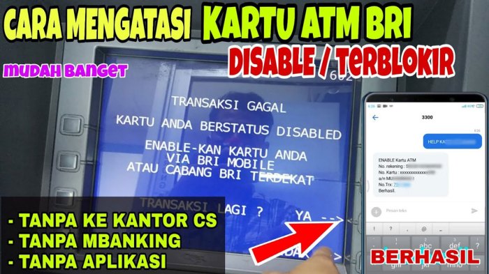 Cara Mengatasi Atm Bri Terblokir Tanpa Ke Bank