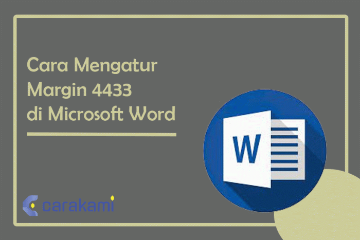 Cara Mengatur Margin 4433