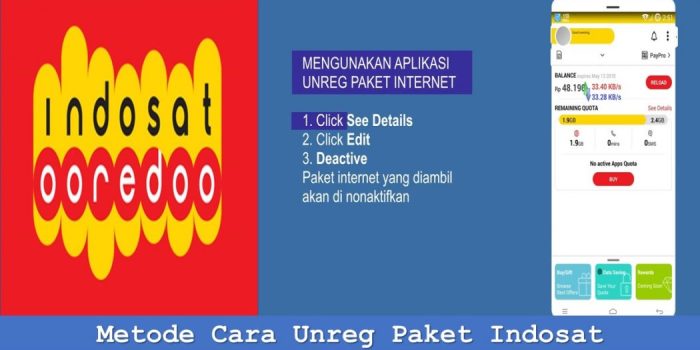 Cara Unreg Indosat