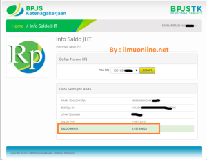 Cara Mengecek Saldo Jamsostek