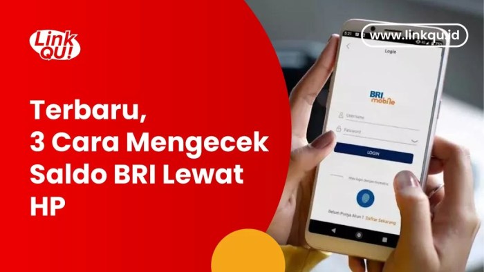 Cara Mengecek Saldo Atm Bri Lewat Hp