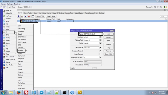 mikrotik hotspot captive