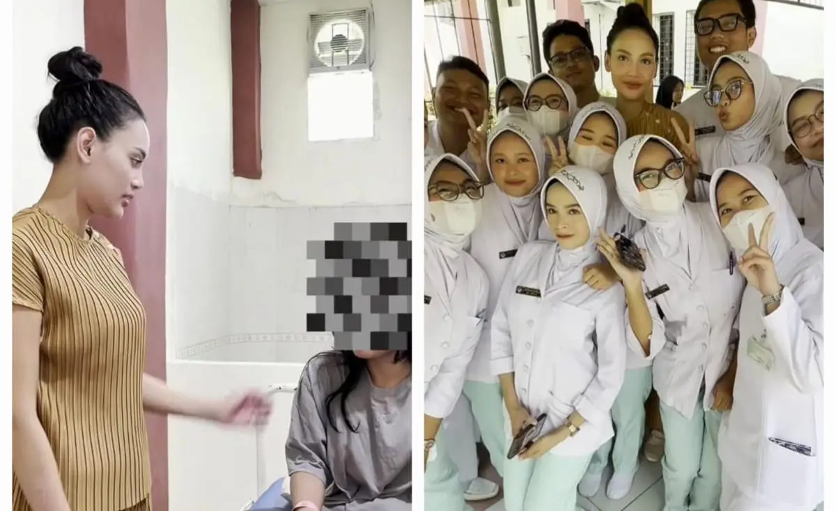 Erika Carlina Datangi RSJ, Beri Dukungan dan Doa