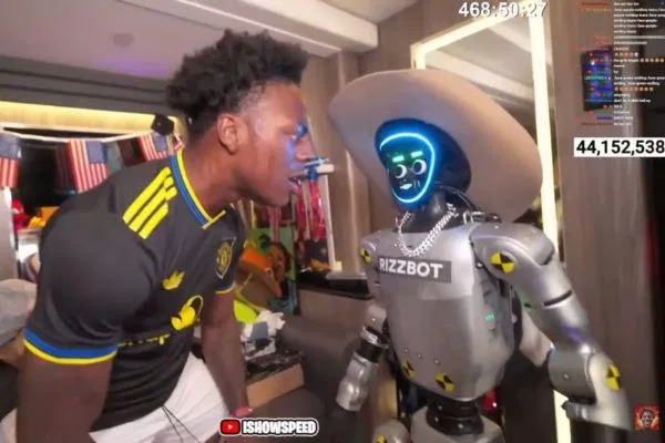 IShowSpeed Digugat Atas Dugaan Kekerasan Terhadap Robot Influencer
