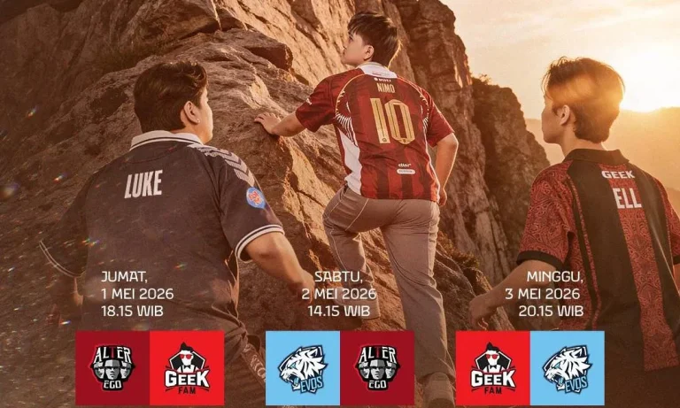 MPL ID S17 Pekan 6: Alter Ego, EVOS, dan Geek Fam