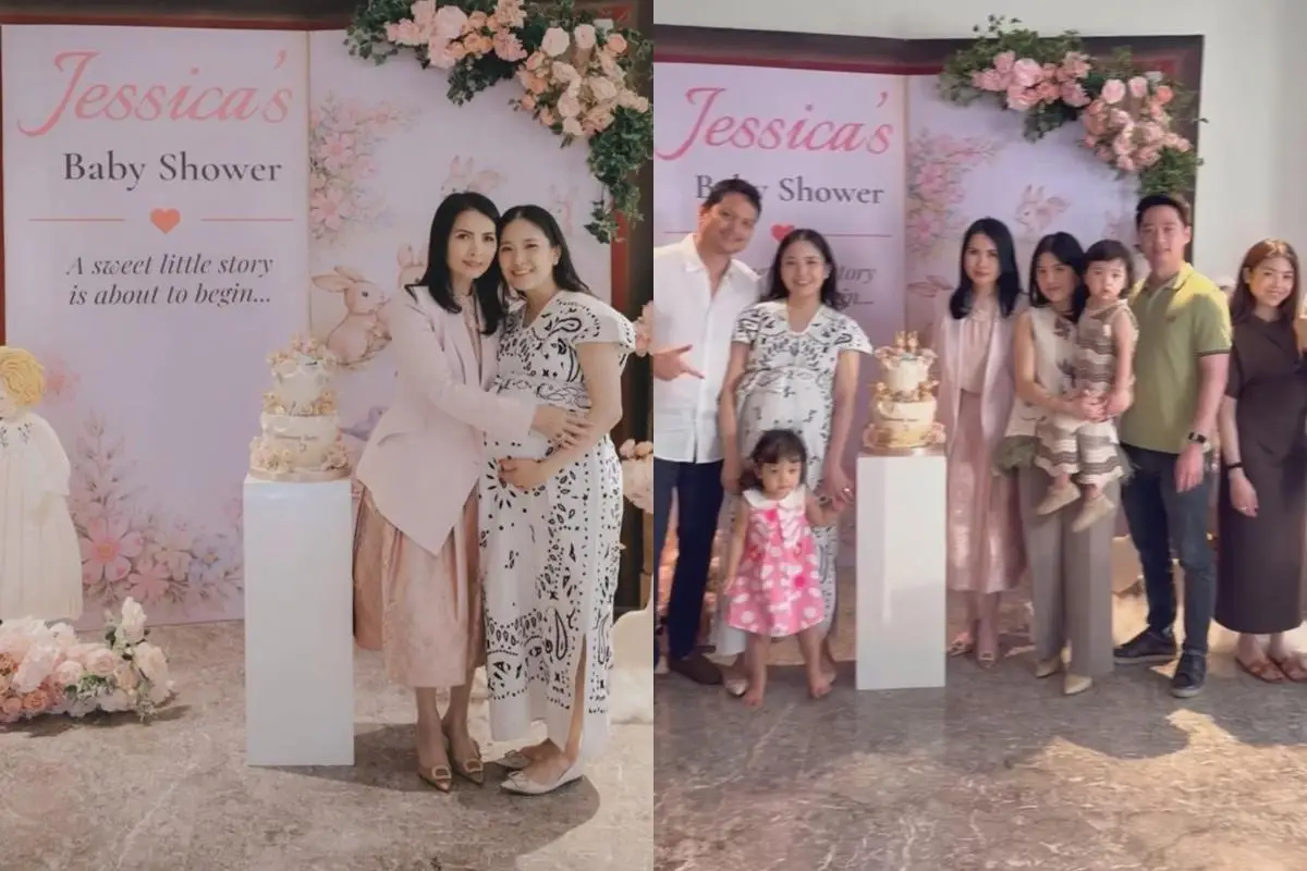 Potret Baby Shower Kehamilan Kedua Jessica Tanoesoedibjo Bersama Keluarga