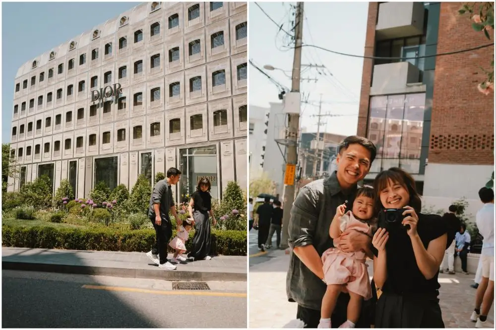 10 Potret Keluarga Gritte Agatha Jalan-jalan di Seoul, Happy Bersama!