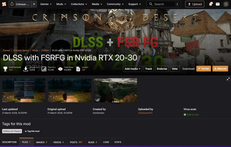 Kamu bisa download settingan OptiScaler, ini sudah kami coba 100% work di RTX 2070 kami.