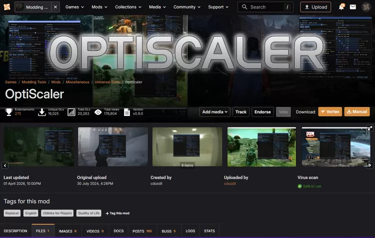 Download OptiScaler dulu buat dasarnya, OptiScaler cuman bisa dipakai di game single player dan tidak disarankan untuk dipakai di multiplayer.