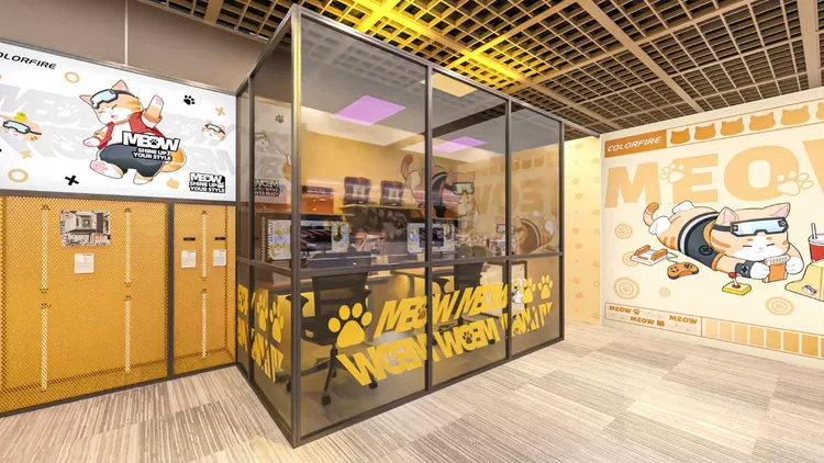 COLORFUL MEOW Internet Cafe Experience / COLORFUL
