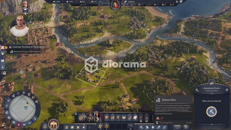 Meski terlihat rapi, tapi terkadang kompleks-nya UI bikin saya sempat bingung untuk memenuhi kebutuhan warga kota / Ubisoft