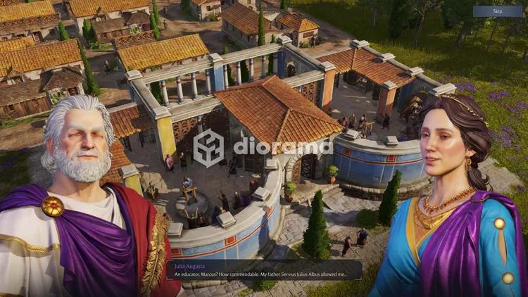 Kamu akan menjalankan mandat kaisar sebagai Gubernur kota Juliana, kota yang dibasiskan nama sang istri kaisar, Julia / Ubisoft