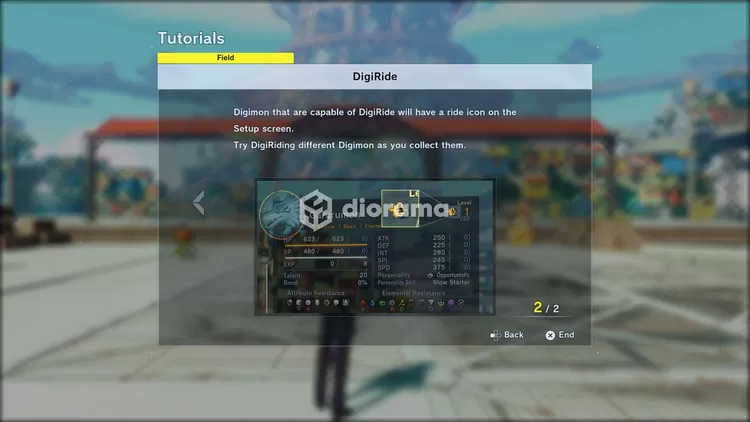 Harus cari Digimon dengan icon begini, ini Digimon yang bisa gunain DigiRide / Bandai Namco