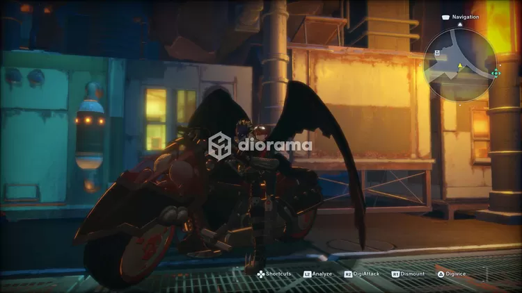 Kamu bisa dibonceng Beelzemon naik motor / Bandai Namco