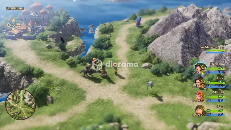 Kamu bisa melihat monster di map / Square Enix