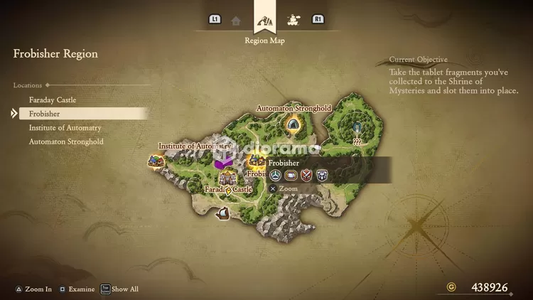 Dengan Zoom, kamu bisa memilih tempat mana yang ingin kamu tuju dengan cepat / Square Enix