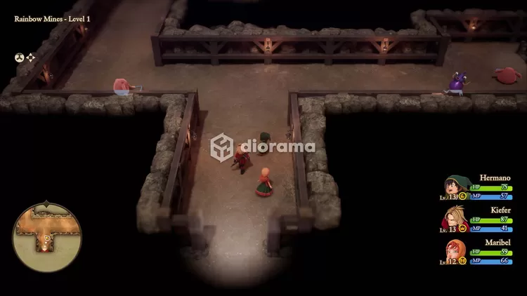 Kamu juga bisa melihat monster di dungeon / Square Enix