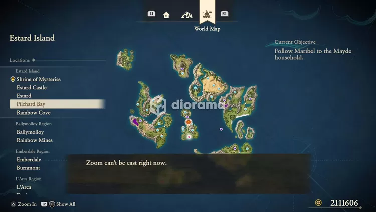Berbeda dari RPG biasa, game ini benar-benar memberimu guide lengkap, dari tulisan di kanan atas ini, sampai tanda seru berwarna pink, kamu nggak bakal tersesat meski kamu baru main RPG / Square Enix