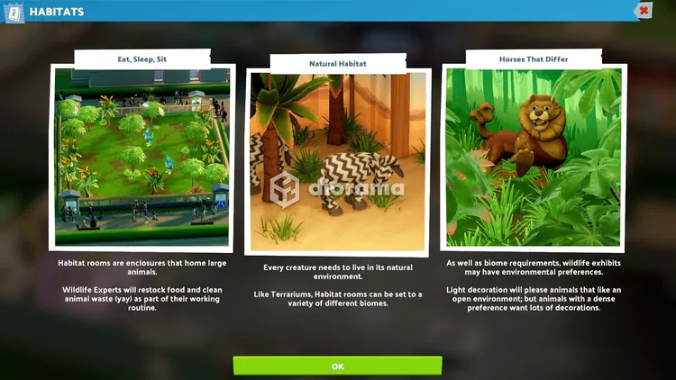 Habitat akan hadirkan wilayah lapangan lumayan luas tapi di dalam ruangan / SEGA, Two Point Studios