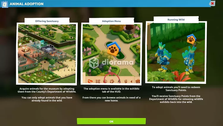 Kamu bisa berburu seperti biasa, atau sekadar adopsi dari binatang yang ditawarkan / SEGA, Two Point Studios