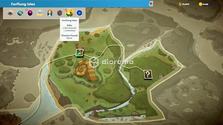 Farflung Isles akan jadi wilayah ekspedisi utamamu di ekspansi ini / SEGA, Two Point Studios