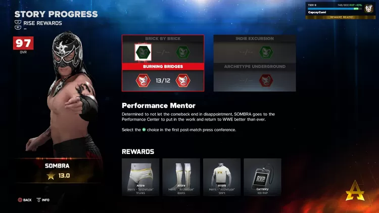 Meski bisa turn face dan heel setiap chapter, MyRISE WWE 2K26 terasa repetitif dan ceritanya hambar