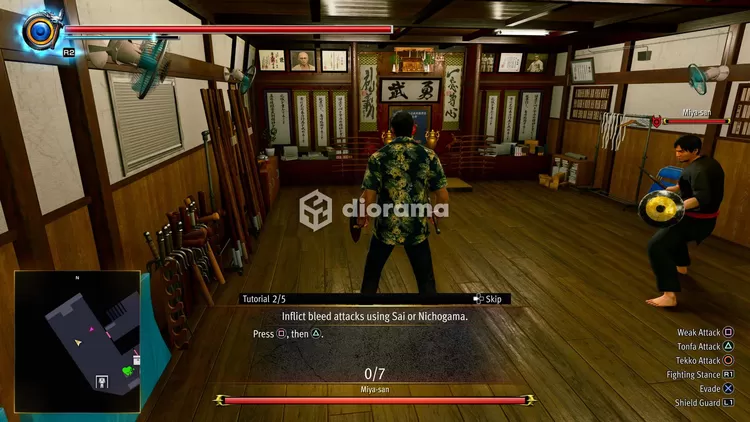 Ryukyu Style mungkinkan Kiryu menggunakan senjata untuk melawan musuh / SEGA