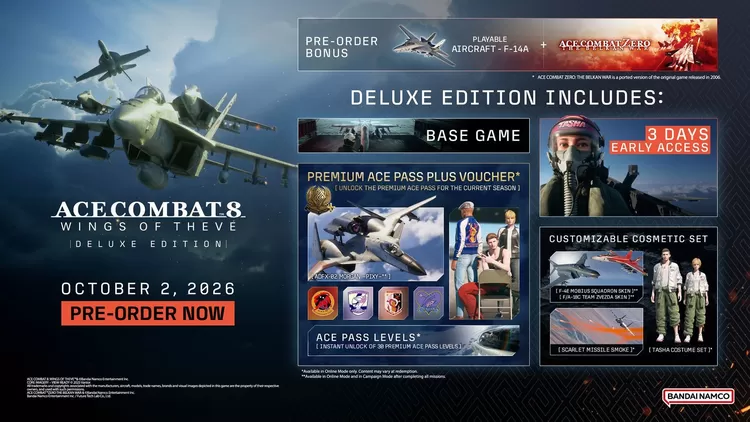 Ace Combat 8 Wings of Theve - Deluxe Edition / Bandai Namco