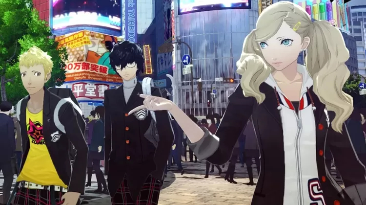 Para karakter di Persona 5 melawan sistem sosial yang korup