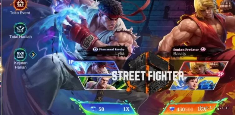 Hemat Sekarang, Ini Bocoran Harga 1 Skin Street Fighter x Mobile Legends Terbaru!