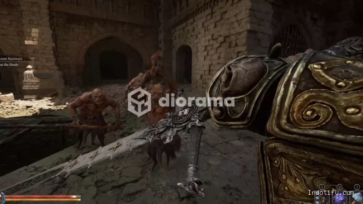 Kamu bisa menebas, menghindar, atau menangkis serangan musuh, cukup basic / Paraglacial, THQ Nordic