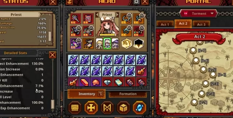Build Priest Task Bar Hero Guide, Skill dan Equipment Terbaik untuk Endgame
