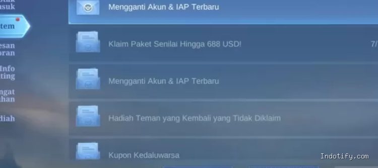 # Cek Inbox Mobile Legends: Cara Klaim Diamond Gratis, Event Skin Hanabi Gratis, dan Peringatan Gift Skin Murah Bagi pemain Mobile Legends, ada beberapa event yang sayang untuk dilewatkan karena menawarkan hadiah gratis berupa diamond hingga skin permanen. Selain itu, terdapat juga pemberitahuan pe