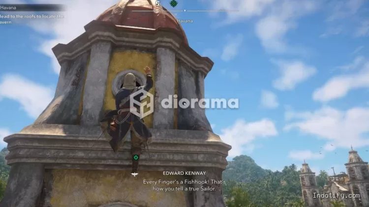 Edward bisa memanjat lebih cepat di manapun asal kamu tekan dan tahan tombol lari dan free jump / Ubisoft
