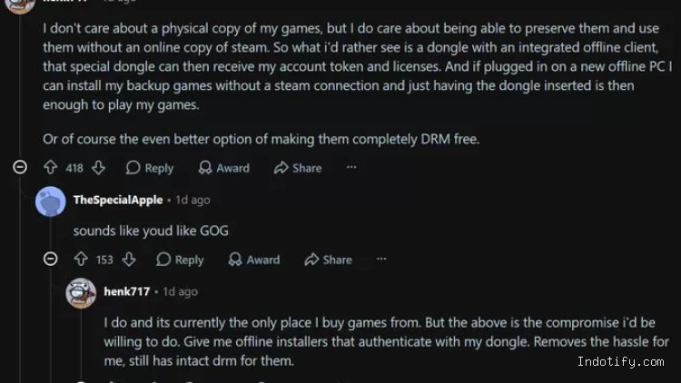 Gamer PC mengaku lebih suka game fisik untuk preservasi seperti GOG