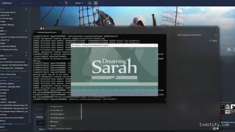Emulator PS5 seperti SharpEmu sudah bisa mainkan salah satu game 2D / Credits: @Khalid2c7u (X/Twitter)