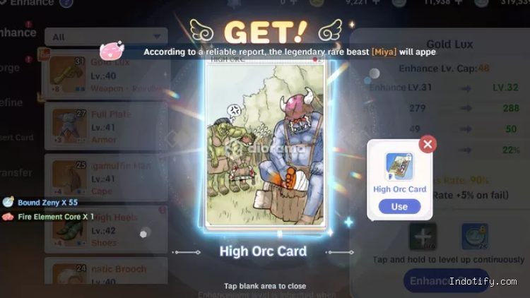 Kamu bisa dapat item kayak gini kalo kamu pake booster ini, hoki aja ini saya dapet kartu hehe / Gravity