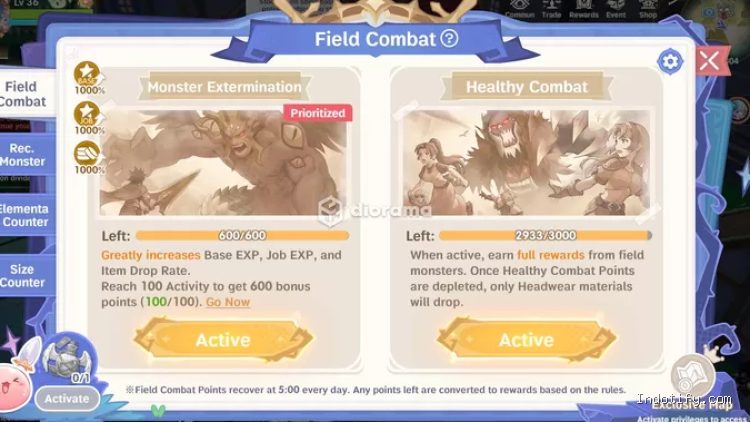 Huntingmu dibatasin dua booster ini, kalau habis ya udah kamu ga dapet XP lagi / Gravity
