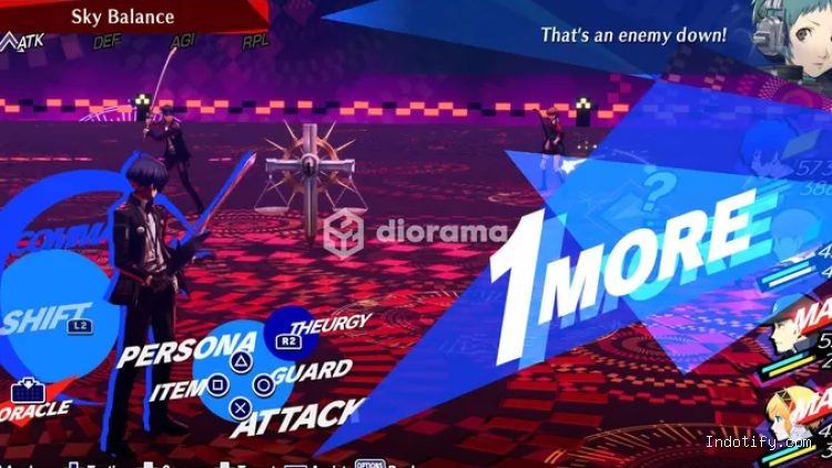 Sistem One More masih ada dan akan sangat membantu dalam battle, terlebih jika ditambah dengan sistem Shift / Atlus, SEGA