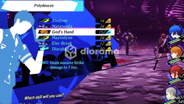 Battle Persona 3 Reload masih sama seperti seri Persona pada umumnya, turn-based / Atlus, SEGA