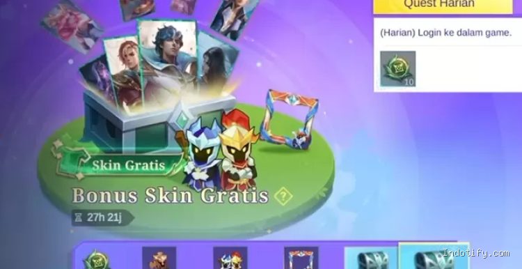 Cara Klaim Skin Gratis, Border, Battle Emote, MSC Coin, dan Diamond Gratis di Mobile Legends Agustus 2026!