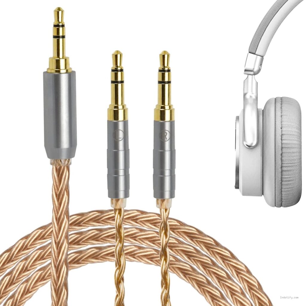 Photo by amazon.com.au - Cara Mengganti Kabel Bawaan IEM Pakai Kabel Upgrade Tembaga Berlapis Perak