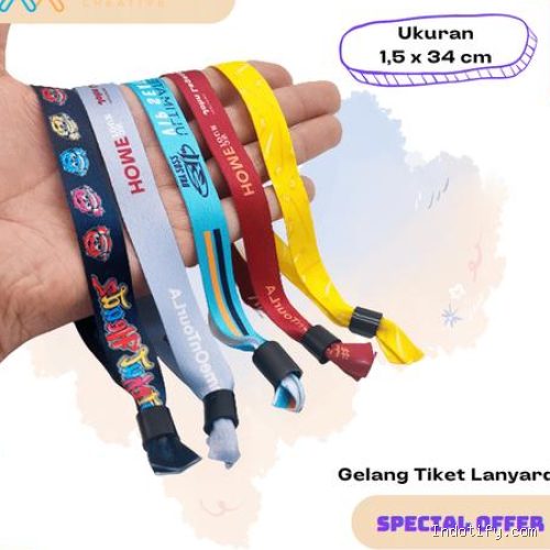 Trik Menukarkan Tiket Wristband Gelang Konser H-1 Biar Gak Antre Hari H