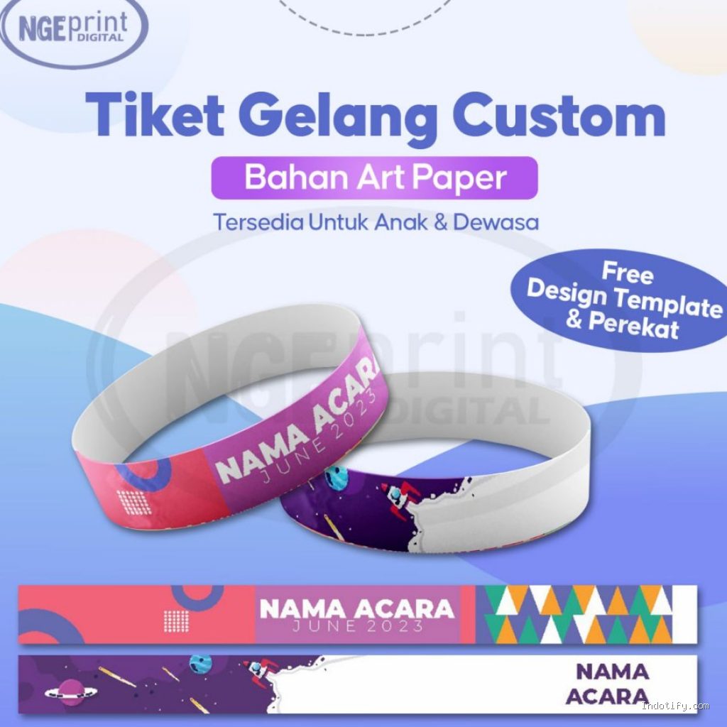 Trik Menukarkan Tiket Wristband Gelang Konser H-1 Biar Gak Antre Hari H